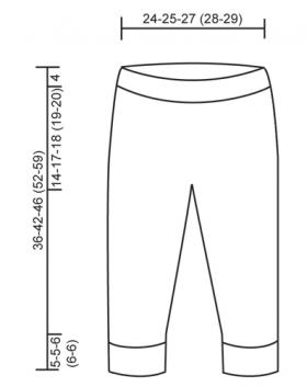 Уютные штаны для малыша - Выкройка 1
