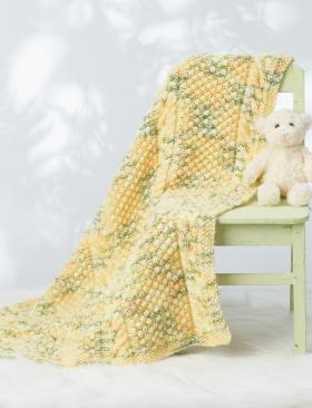 Желтое рельефное одеяло