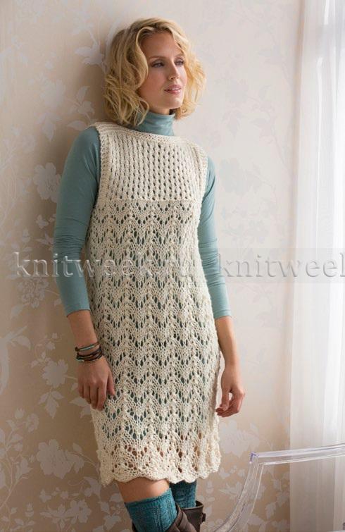 Вязаное ажурное платье крючком для женщин схемы и описание