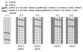 Носки рождественское путешествие - Схема 1