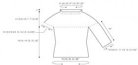 Пуловер Дижон - Выкройка 1