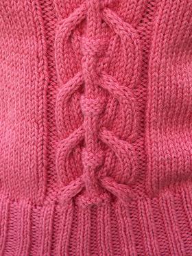 Розовый свитер с рукавом реглан - Фото 1