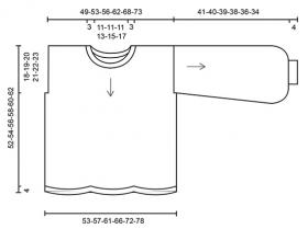 Пуловер Сеговия - Выкройка 1