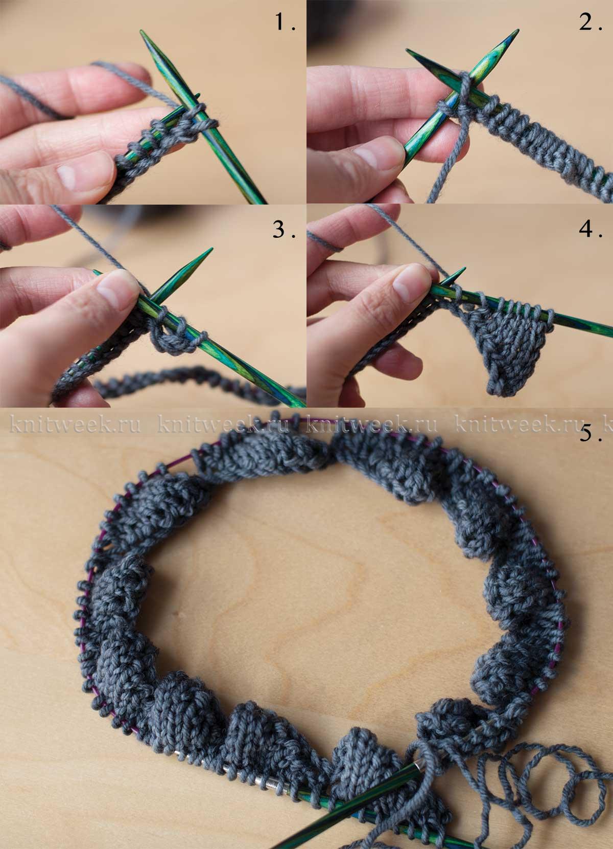 “Энтерлак” – оригинальная техника вязания спицами